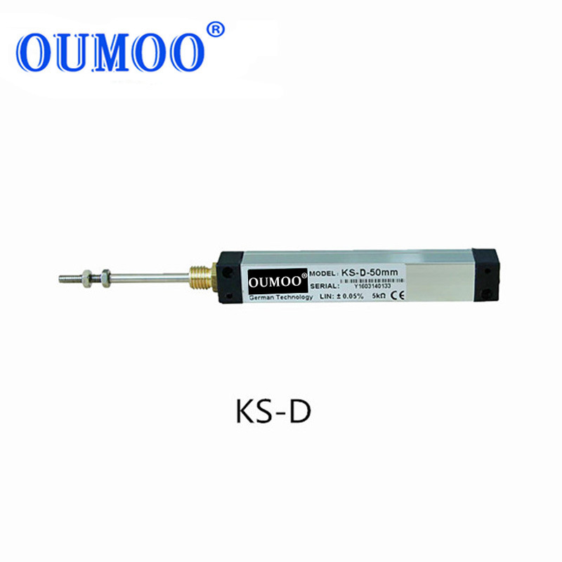 供应欧牧微型位移传感器 KS-D-25mm微型拉杆电子尺直线电位器
