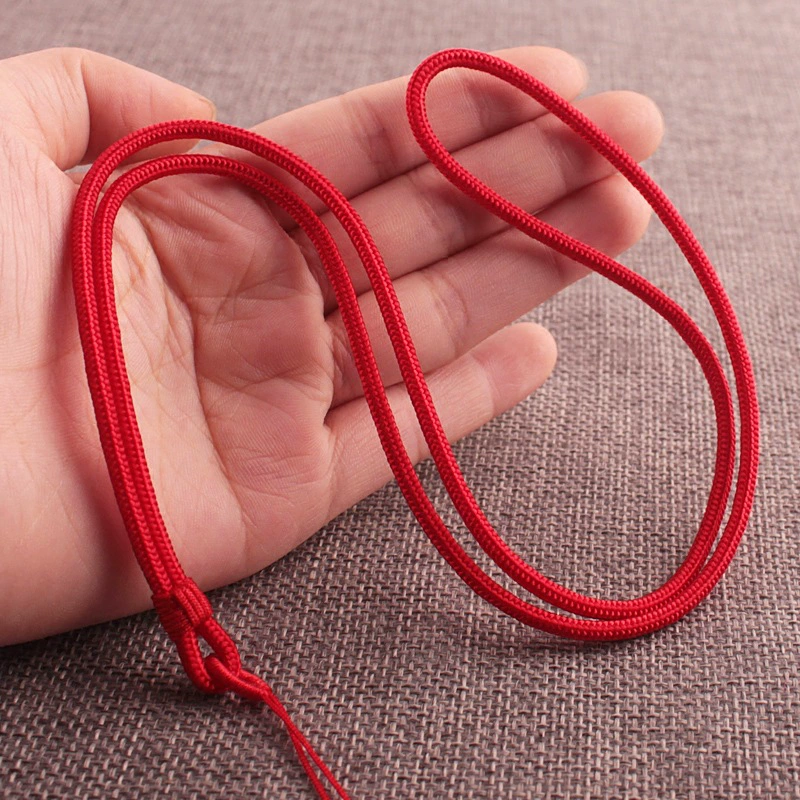 Ручная плетеная веревка для ожерелья Изумрудная нефритовая золотая нефритовая подвеска янтарный медовый воск подвеска цепная цепочка для одежды для мужчин и женщин