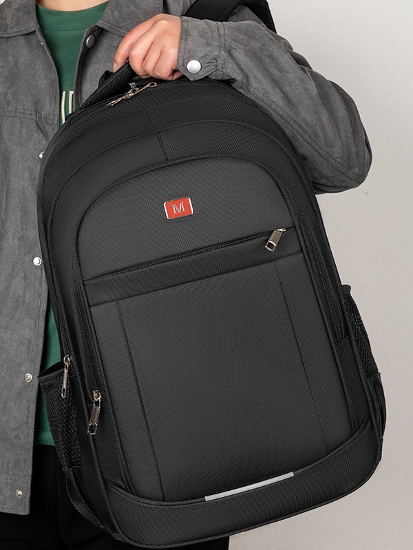 Mochila Mochila de viaje de negocios de ocio de alta gama para hombres, bolsa de viaje de gran capacidad, mochila escolar para estudiantes de secundaria, bolsa para computadora