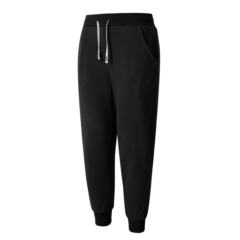 European Size Polyester European and American Trendy Brand American Retro Heavyweight Sports Jogger Tapered Drawstring Casual Sweatpants for Men