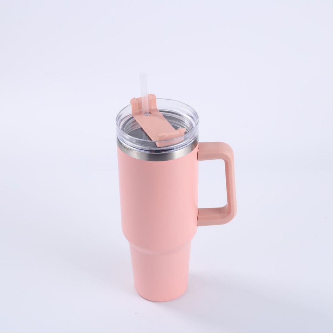 Transfronterizo dedicado 40oz mango taza de hielo calentador de taza de coche generación 304 acero inoxidable aislado mango frío taza de coche