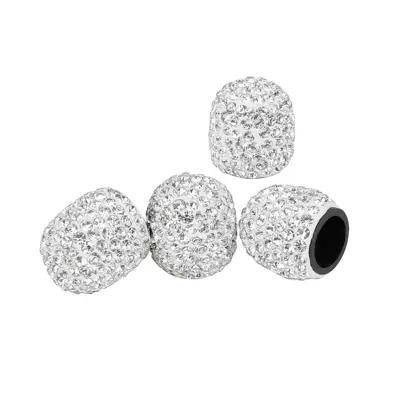 Rhinestone Valve Core Covers, Car-Mounted: valve