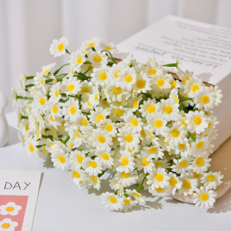 Small Daisy Bouquet Artificial Flowers Amazon European-Style Living Room Dining Table Flower Arrangement Decoration Chamomile Dried Flower Bouquet Artificial Flowers Small Daisy Bouquet Artificial Flowers Amazon European-Style Living Room Dining Table Flower Arrangement Decoration Chamomile Dried Flower Bouquet Artificial Flowers