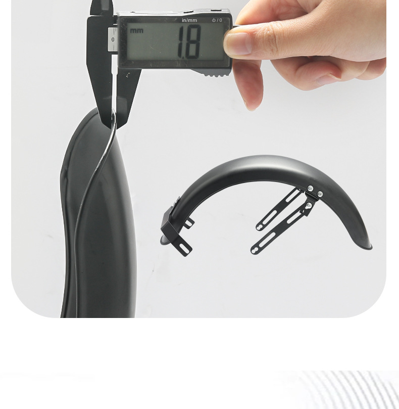 Stainless Steel Rear Wheel Electric Vehicle Mudguard New National Standard Waterproof Thickened Stainless Steel Mudguard Electric Vehicle Rear Wheel Bracket