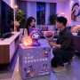 手办情人节女孩充电存钱罐