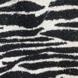 不规则花条纹圈圈呢大衣西装套装外套帽子围巾包包设计师毛呢面料