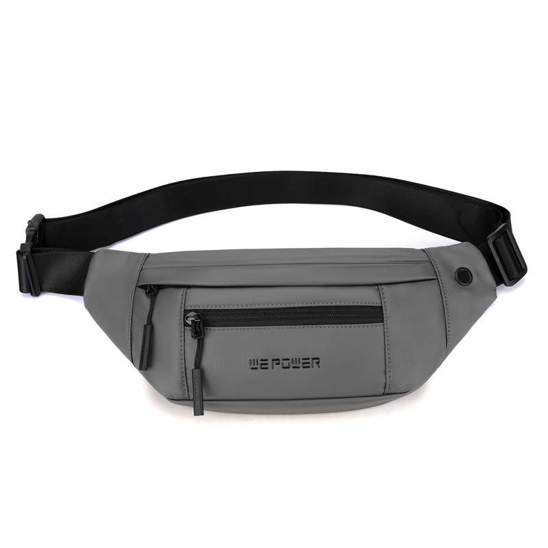 WEPOWER nuevo estilo de moda para hombres, bolso de cintura a prueba de agua, bolso de bicicleta al aire libre, bolso de pecho de viaje deportivo