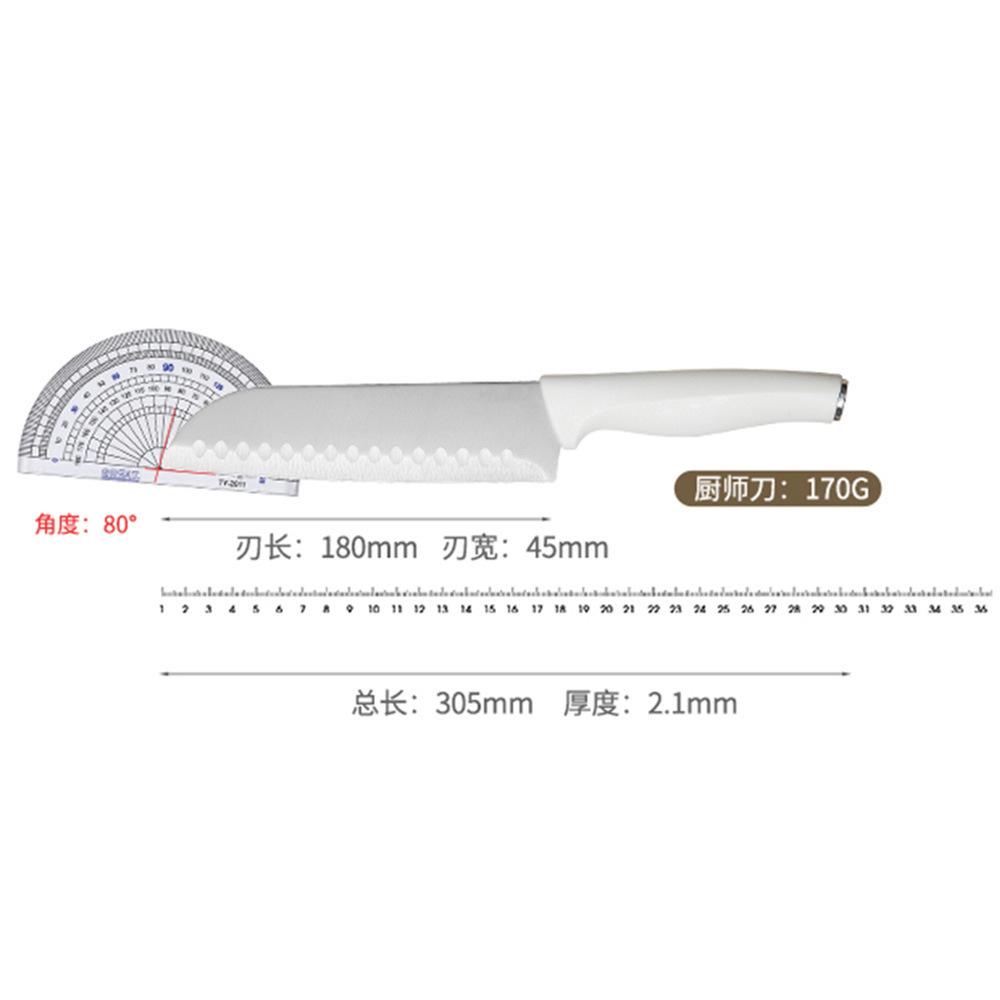 Kit de cuchillos antibacterianos Kit de cuchillos de cocina Kit de cuchillos de cocina Kit de cuchillos de corte de carne Kit de cuchillos de cocina