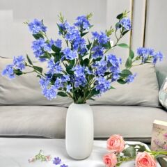 リビングルームのインテリア装飾品、軽奢で高級感のある玄関飾り、造花、ウェディング用卸売、人工ブルースノーフレーク