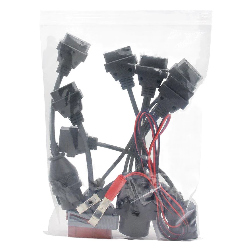 Full set 8PCS Car Cable Кабель для автомобилей Линия передачи OBD2 Автомобильная инспекционная линия