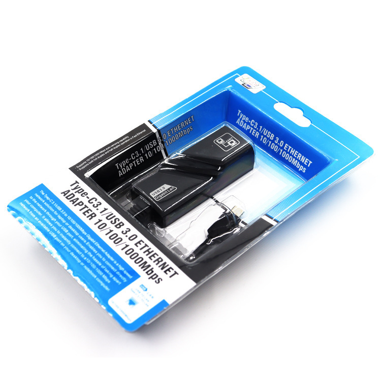 USB 3.1 Type-C to Rj45 Gigabit Network Interface Supports MacBook Air 3.0 to Gigabit Network Card