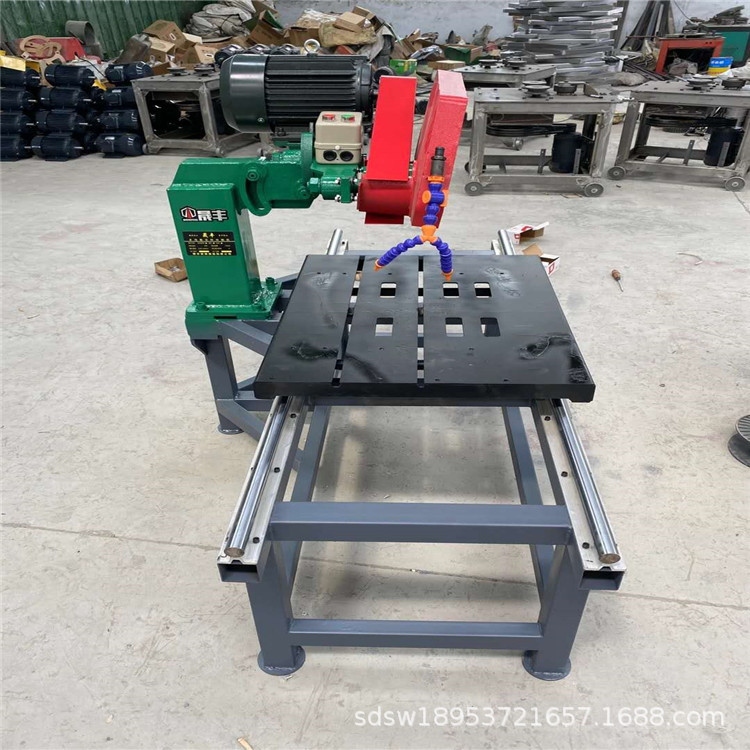 耐火砖切割机 大功率电动链条式石材切割机 混凝土制品切割机厂家