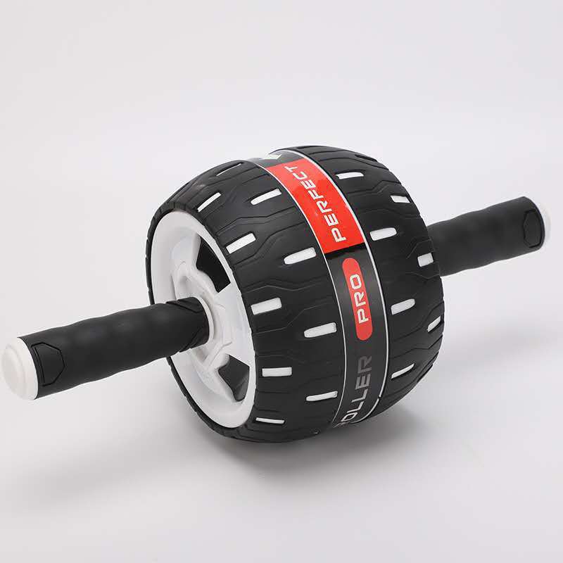 Nueva polea de rodillo de la rueda abdominal mudo entrenamiento para hombres en casa reducción de vientre equipo de fitness rueda muscular abdominal venta exclusiva transfronteriza