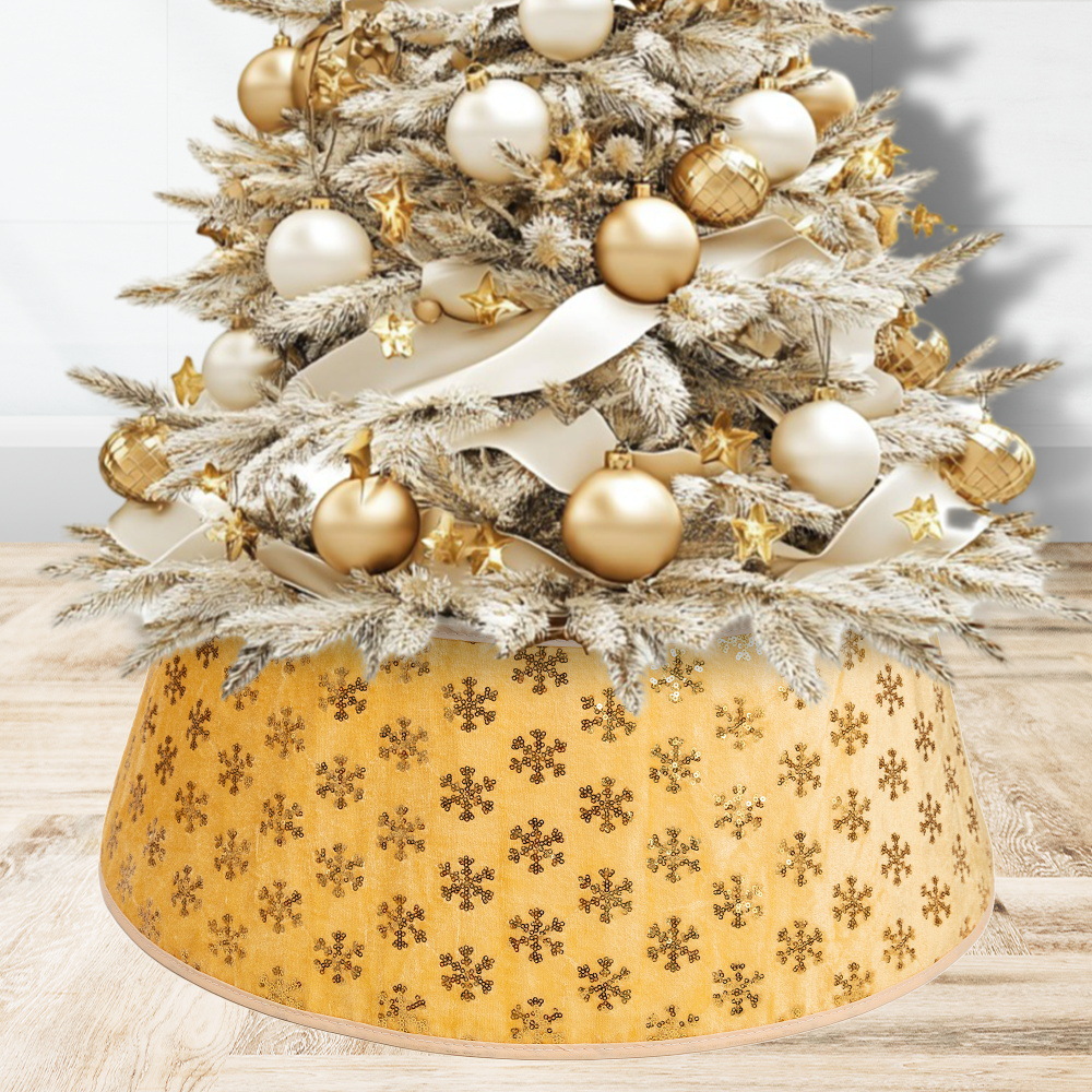 Nuevos copo de nieve de Navidad árbol de Navidad collar valla decoración escenas de diseño accesorios artesanías