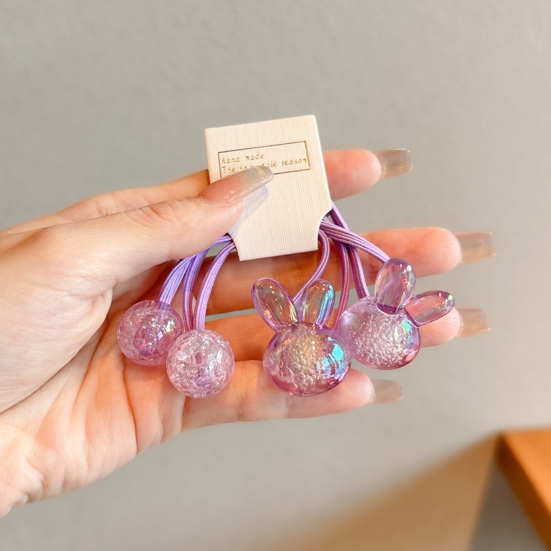 Banda de goma de dopamina para niños lindos joyas de cabello anillo de cabello de cabello para niñas coloridas pequeñas bandas de goma para niños lindos joyas de cabello