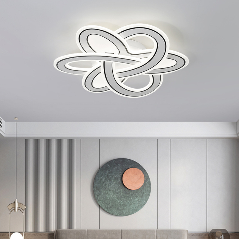 Luz de techo led creativa lámpara de sala de estar moderna lámpara de estudio simple exportación de comercio exterior venta caliente dormitorio lámpara de techo