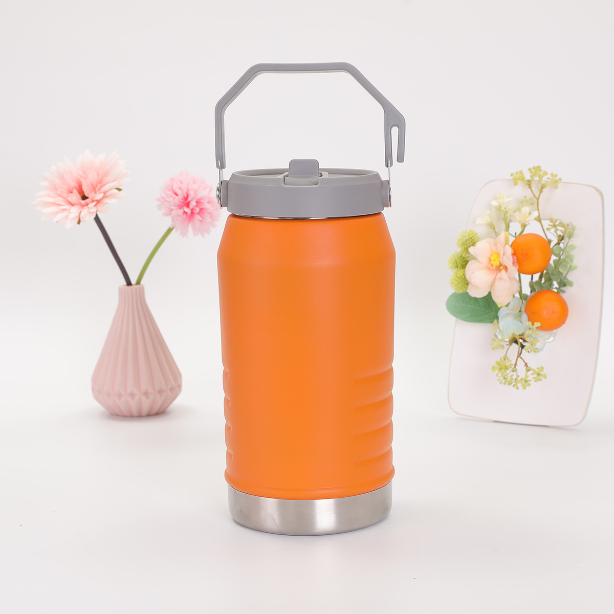 Transfronterizo al aire libre portátil portátil hervidor deportivo 304 taza de vacío de acero inoxidable una sola bebida hervidor espacial de gran capacidad