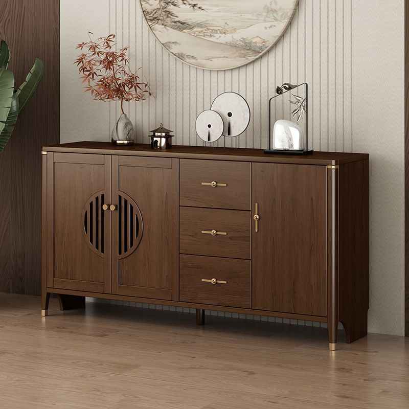 New Chinese Style Sideboard Cabinet Cupboard Restaurant Kitchen Living Room Household Large Capacity Storage Cabinet Tea Cabinet