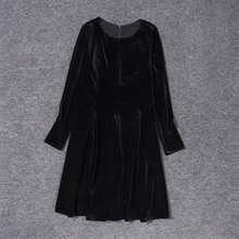 纯元EA阿M尼25限定丝绒连衣裙欧洲站南油高级高端大牌剪标女装