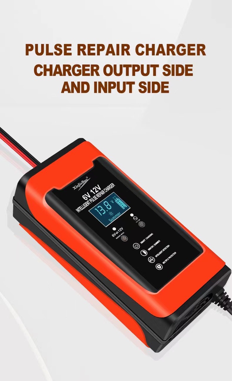 新款6V12V充电器 汽车电瓶充电器 摩托车电瓶充电器 割草机充电器