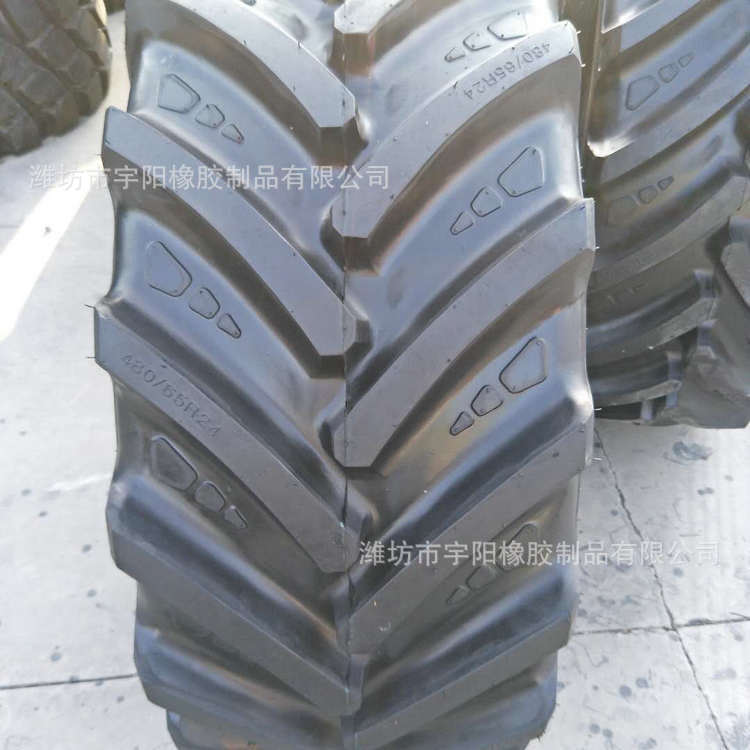 480/65R24 农用车拖拉机轮胎 钢丝人字胎19.5LR24