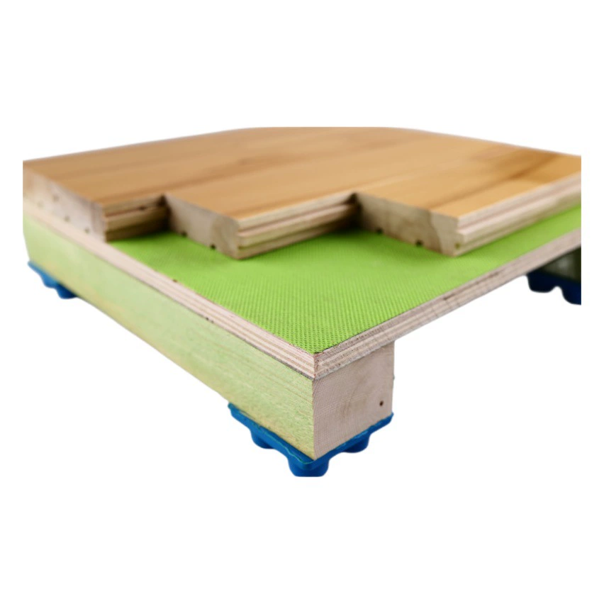 Баскетбольный зал Спортивный деревянный пол Пол крытого спортзала Зал для бадминтона Сценический износостойкий нескользящий спортивный деревянный пол