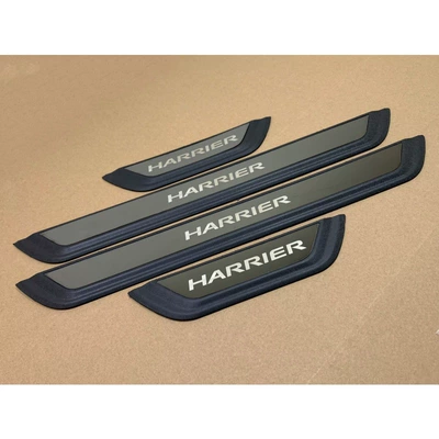 Suitable for Toyota Dekorativ pedal başlıqları - hailia-exterior-threshold-strip-black-on-black