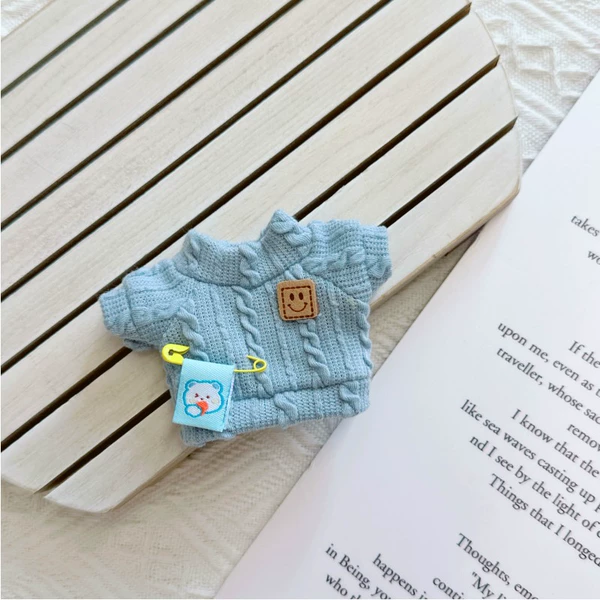 Blue 10cm smile sweater