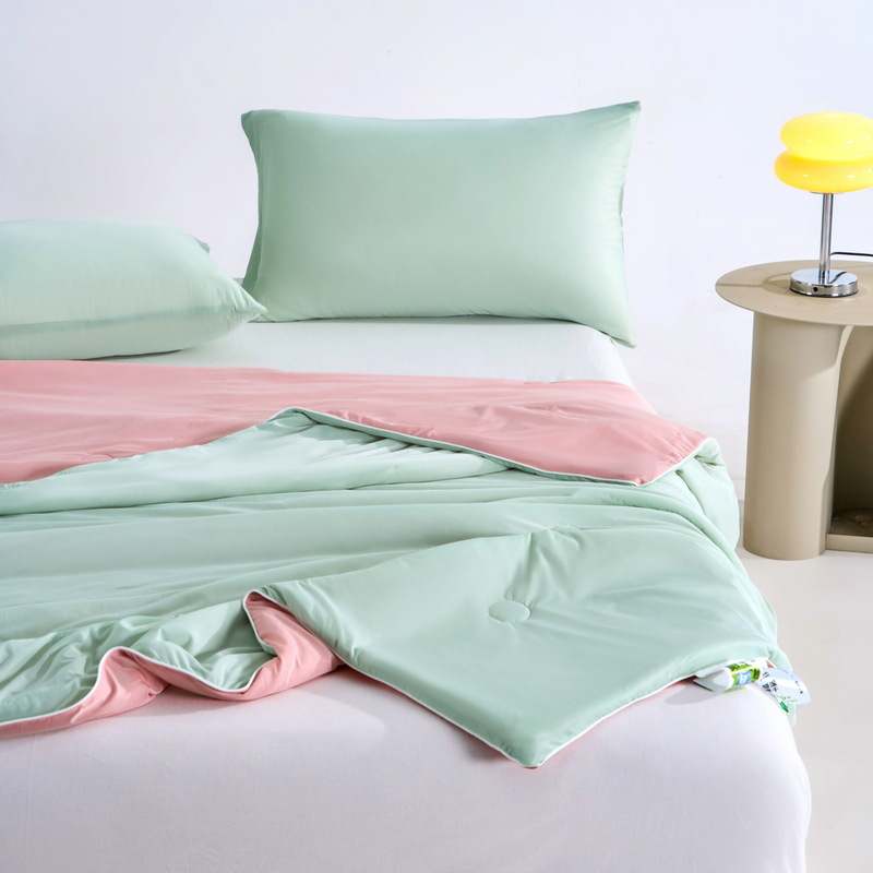 Category A maternal and infant grade ice cream summer quilt cooling silk air-conditioned quilt machine washable single and double summer cooling quilt gift thin quilt