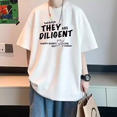 夏の半袖tシャツセット男子insカジュアルにファッションブランドの若い格好いい男装学生運動高級感を着る