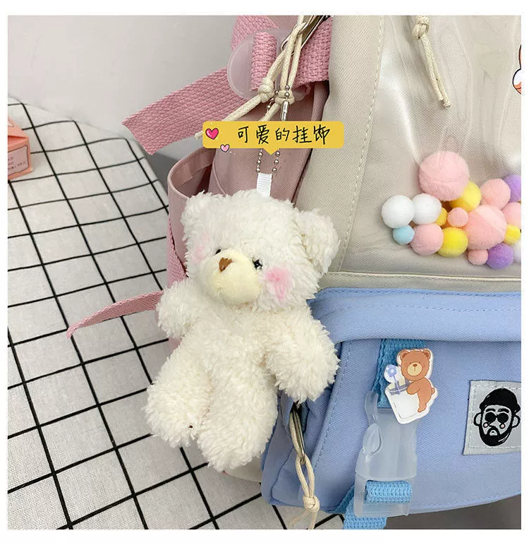 Мягкие милые Румяна медведь кулон милый детский медведь плюшевый мишка кукла сумка аксессуары брелок