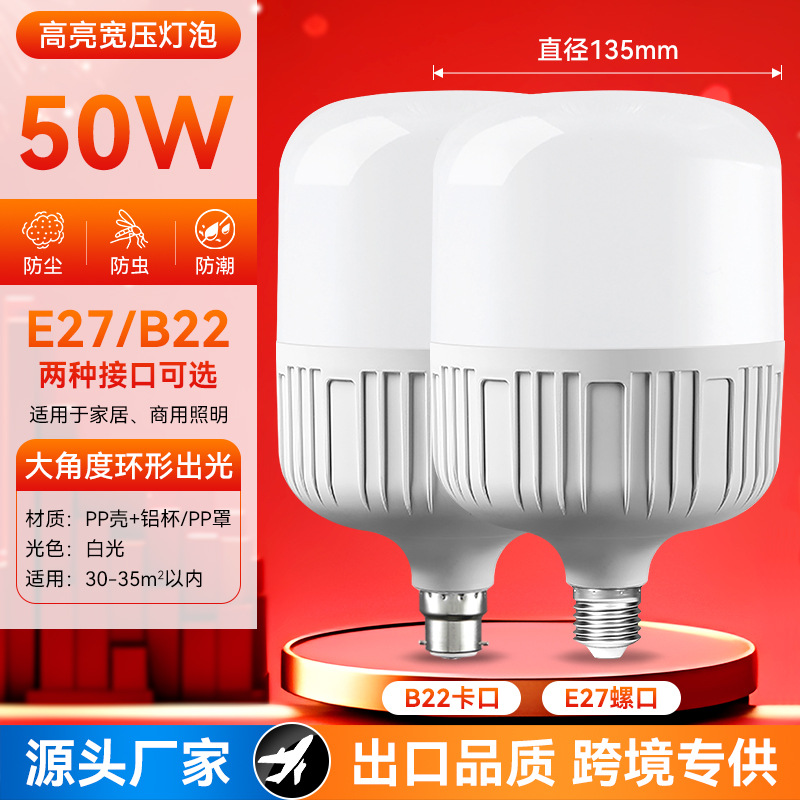 Lámpara LED personalizada amplio voltaje superbrillante tornillo e27 lámpara de lámpara de luz blanca iluminación doméstica lámpara de ahorro de energía al por mayor transfronteriza