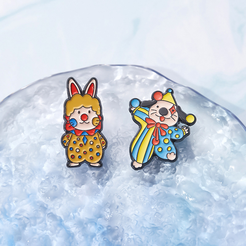 Cute Pin Animal Zinc Alloy Stoving Varnish Unisex Brooches display picture 4