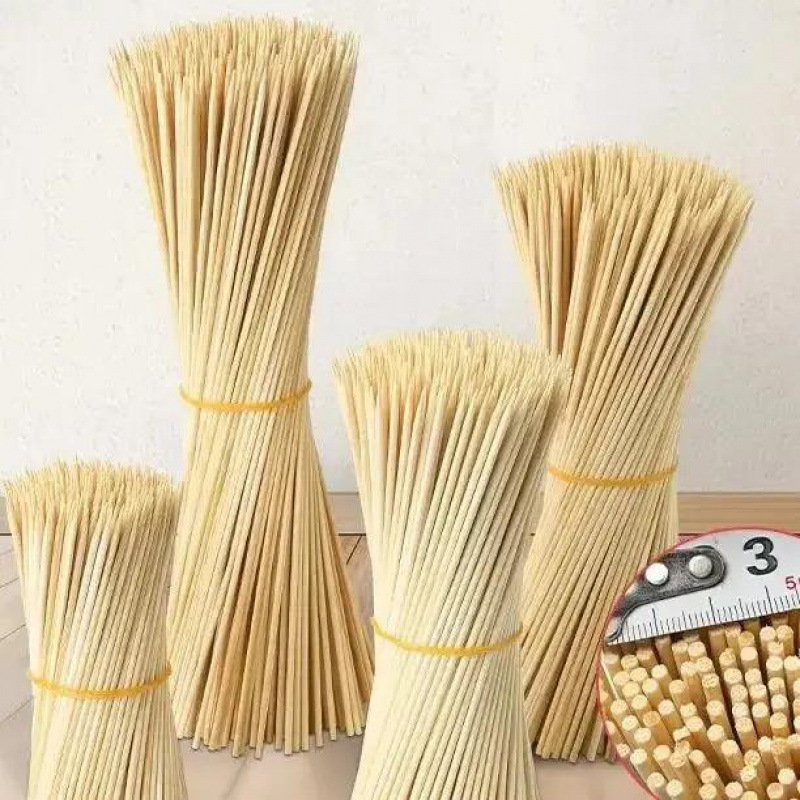 Bamboo Skewers with Pointed Tips, Decorative Candy Bamboo Skewers, Barbecue Bamboo Skewers, Fancy Cartoon Candy Ear-Shaped Skewers, Practical and Easy-To-Use Skewers