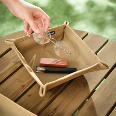 CLS戶外露營收納托盤家居旅行收納盒野營便攜摺疊方形雜物收納盤