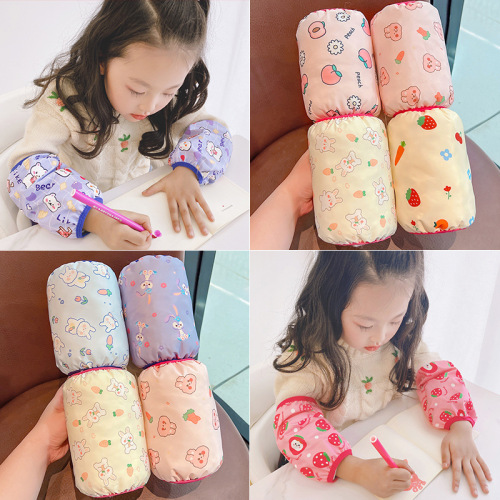 Baby sleeves waterproof and anti-fouling baby winter children's sleeves eating oil-proof sleeves for boys and girls girls sleeves