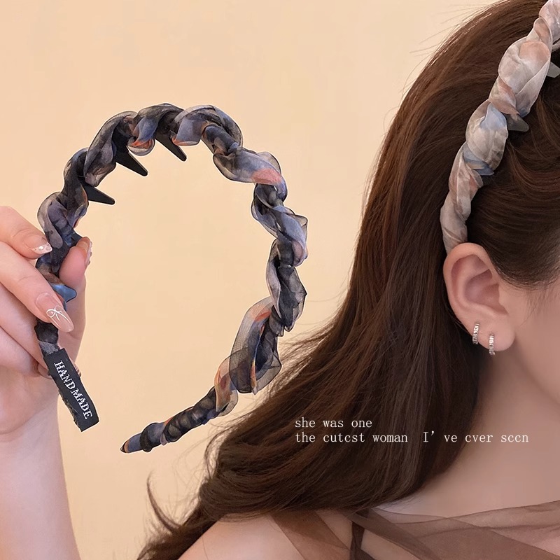 发箍女2025新款日常外戴高级感洋气时尚百搭洗脸防滑超好看的头箍