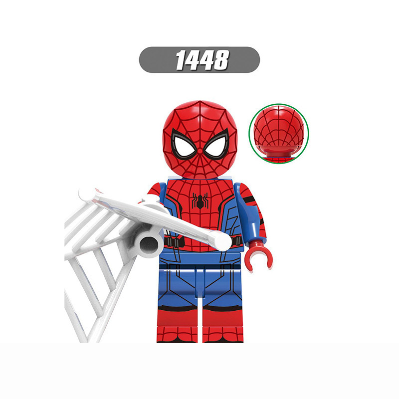 国境を越えた卸売ホットセール互換性のあるレゴスパイダーマンミニフィギュアシリーズ子供の教育用組み立て式小さな粒子ビルディングブロックおもちゃ|undefined