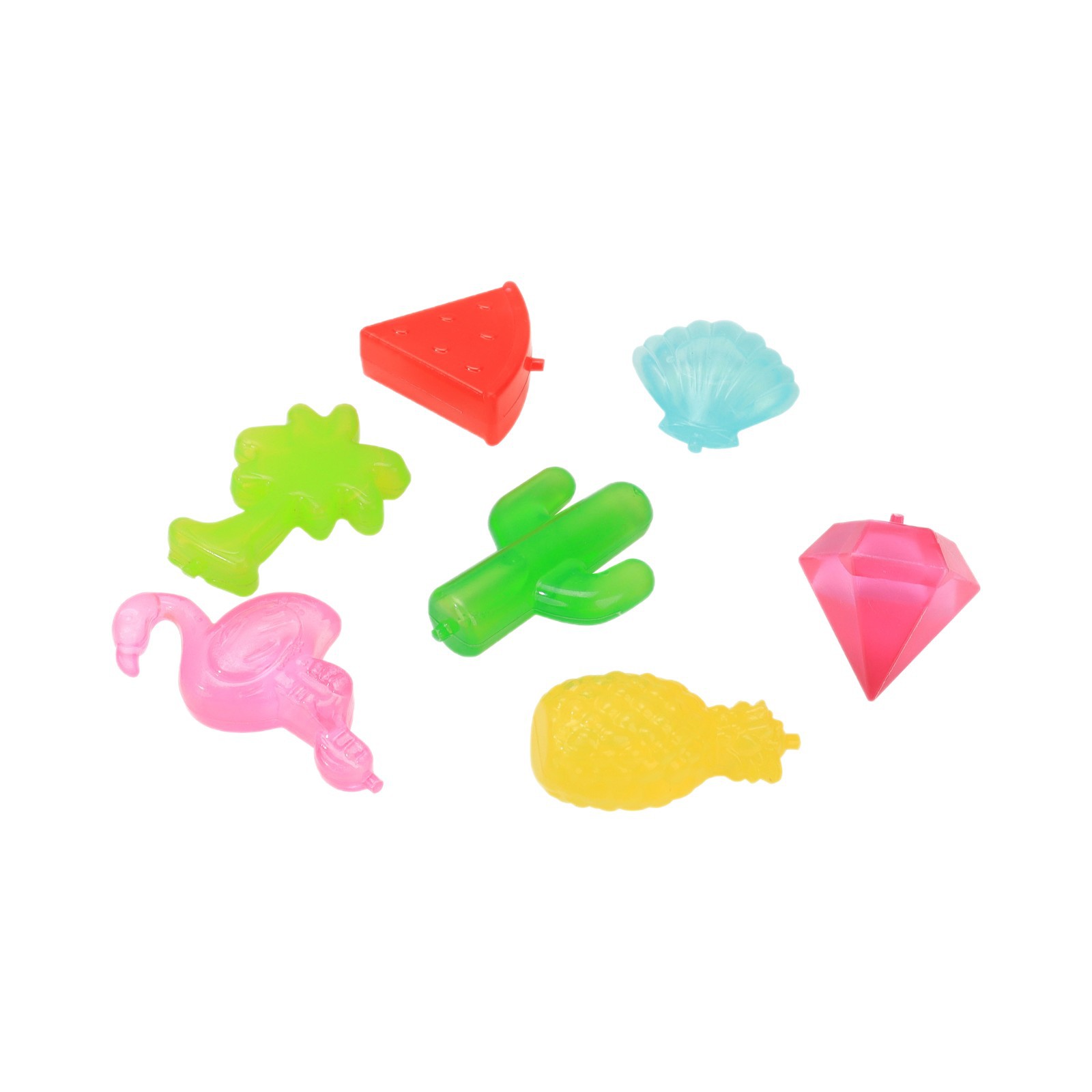 Bandejas para cubitos de hielo pequeños, cubitos de hielo de plástico, hielo de verano, varias formas, fiesta en bar, bandejas de hielo multiformes, cubitos de hielo