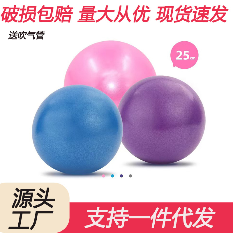 普拉提小球加厚健身迷你25CM孕妇瑜伽儿童感统训练球康复平衡球
