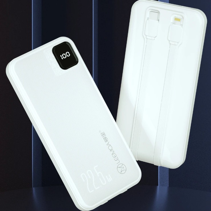 Muri K30 コード付きスーパーフラッシュ充電モバイル電源 10000mAh22.5W 大容量高品質混合バッチ|undefined