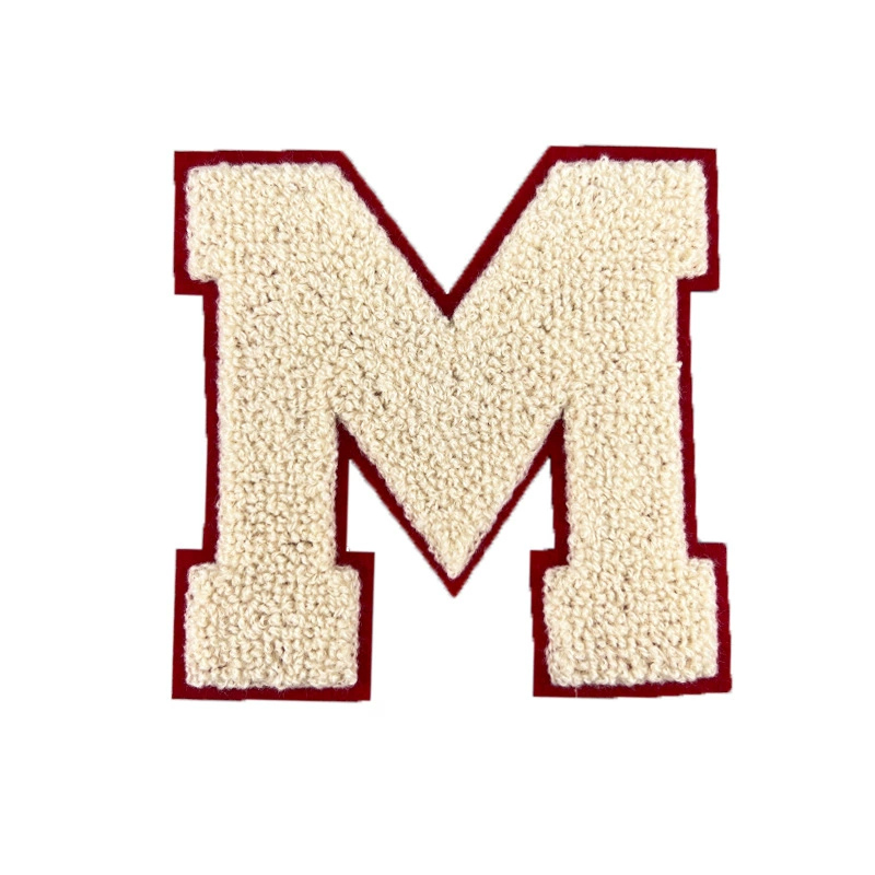 Apricot towel, baseball uniform, English letters, (Physicals), with embroidery