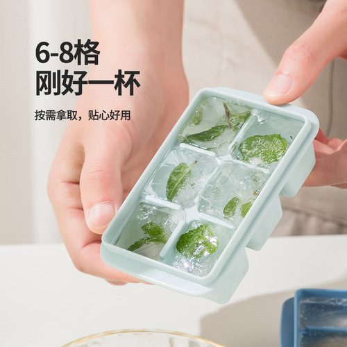 Ice-making magic machine with 6 removable PP covers for DIY popular ice cube molds, shipped directly