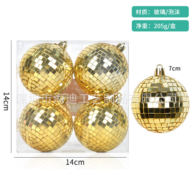 Espejo de vidrio de bar de boda ktvdisco discoteca iluminación de escenario bola láser oro plata bola reflectante roja