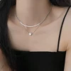 Двухслойное ожерелье из титановой стали (стиль 1)