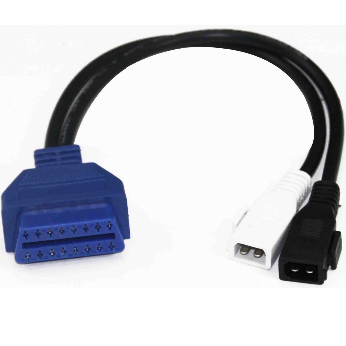 厂家现货批发 适用奥迪OBD蓝色母头黑白线AUDI2P+2P-OBDIIF blue