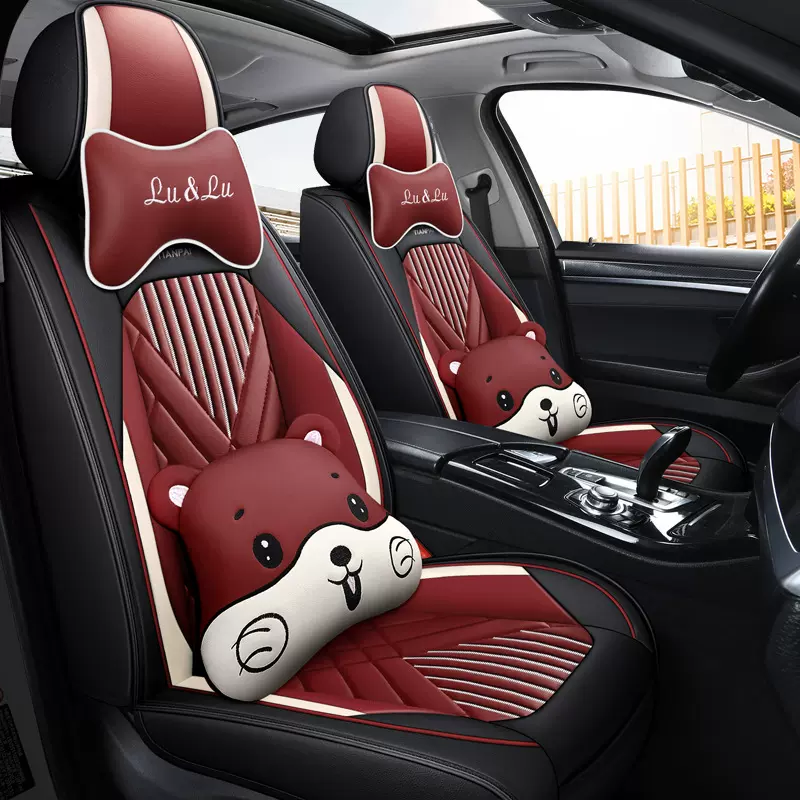 汽车坐垫全包围卡通座套四季通用坐套全皮座垫夏季新款座椅套批发