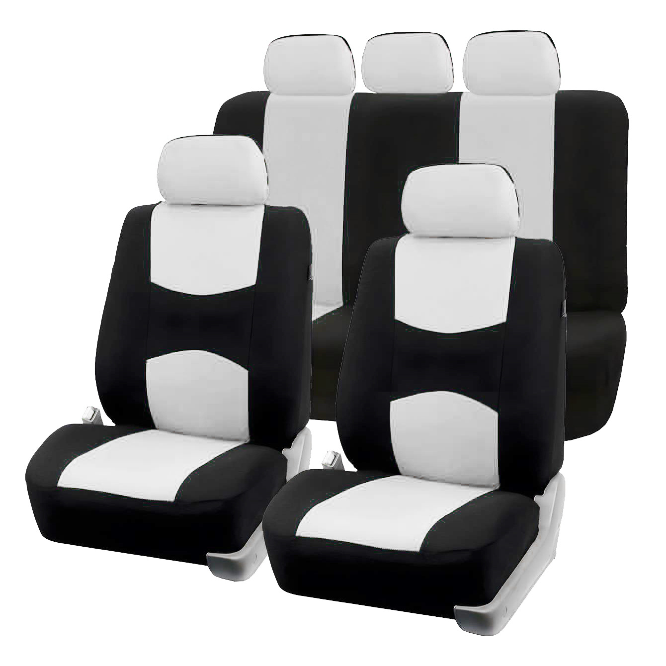 Foreign trade seat covers, car seat covers, polyester fabric flat seat cushions, universal seat covers and cushions for all seasons, Amazon, Temu