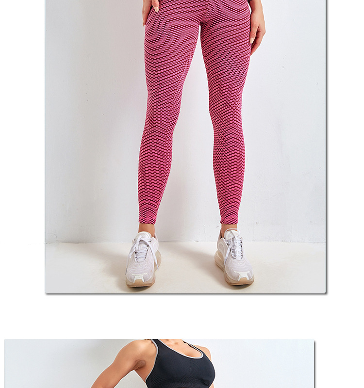 Fashion Plaid Polyester Active Bottoms Leggings display picture 2