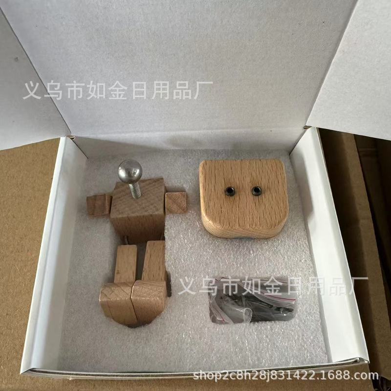 跨境新款Shaking Feet Wooden Doll抖脚木头人汽车装饰创意摆件|undefined